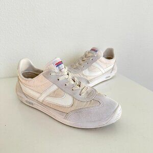 Panam Mexico Athletic Sneakers White Lace Up Low Top Comfort Breathable Womens 8